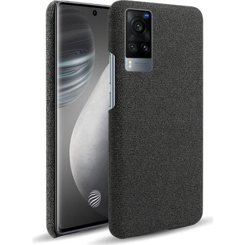 Cloth Texture Fit Cover For Vivo X60 Pro X 60 Pro+ Funda Luxury Febric Antiskid Case For VI VO X60 Pro Plus X60pro Capa Coque