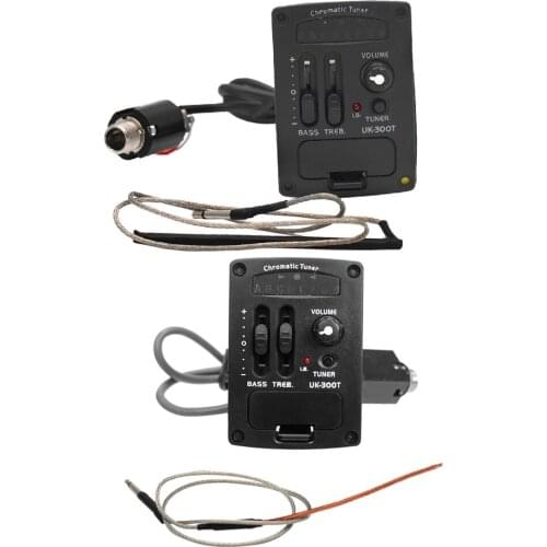 UK-3000T Ukulele 2 Band Piezo Pickup Preamp for Ukulele Accessory