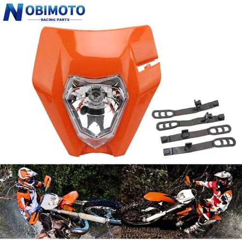 Motorcycle Universal Headlamp Lights Headlight For EXC SXF EXCF XC XCF XCW XCFW 125 150 250 350 450 530 Dirt Bike Supermoto