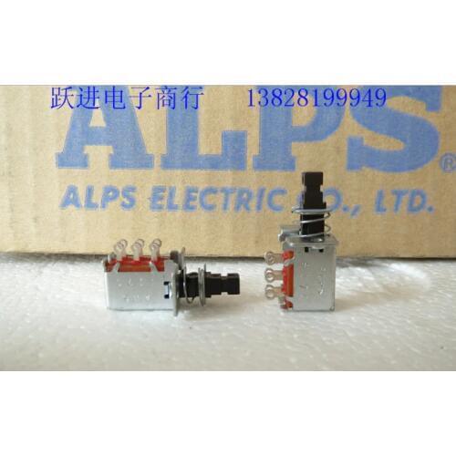 [VK] ALPS reset switch 6 pin 6 feet self locking switch (without lock) Empty wiring with fixed screw hole