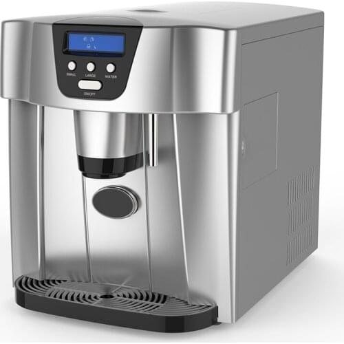 ZB-10 electric ice maker with water cooler Dual-use automatic ice machine Cold water function automatic water inlet