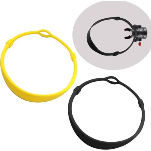 76 82CM Scuba Dive Diving Silicone Regulator Necklace Holder Flexible Mouthpiece Regulator Necklace Ring Octopus Holder