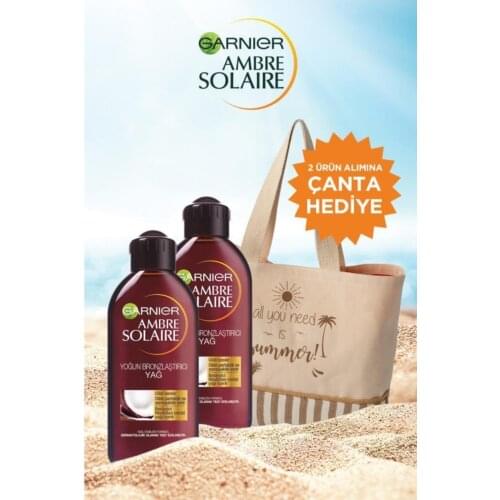 Ambre Solaire Yoğun Bronzer Oil Gkf2 200 ml 2'li Set