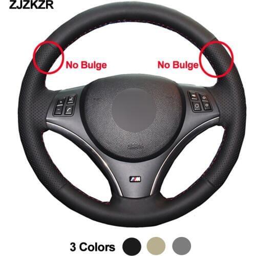 Car Auto Steering-Wheel Cover For BMW E90 325i 330i 335i E87 120i 130i 120d (No Drum kits ) Braid on the Steering wheel Volante