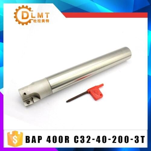 Milling Cutter Holder BAP400R C32 40 200 3T Right angle milling cutter bar Shoulder Copy milling