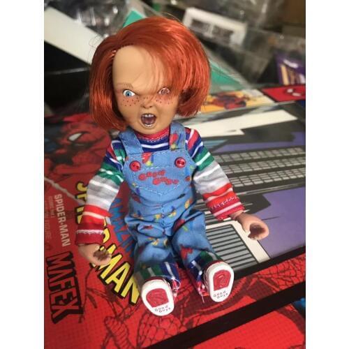 NECA Good Guys Childs Real Clothes Version Chucky PVC Action Figurs Doll Toy Halloween horror gift