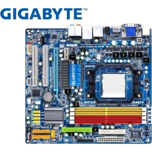 Gigabyte GA-MA78GM-US2H original mainboard Socket AM2/AM2+/AM3 DDR2 MA78GM-US2H 16GB USB2.0 DVI HDMI Desktop motherboard