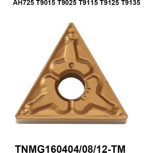 Original TNMG TNMG160404-TM TNMG160408-TM TNMG160412-TM AH725 T9015 T9025 T9115 T9125 T9135 Carbide Inserts Lathe Tools