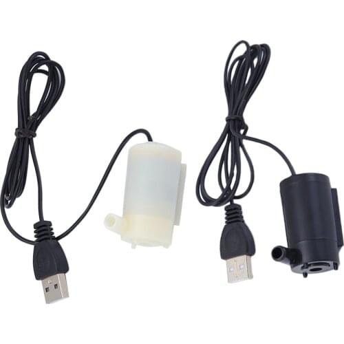 USB Powered Micro Submersible Pump Mini Water Pump Fish Tanks Aquarium Fountain DC 5V 2-3L/Min