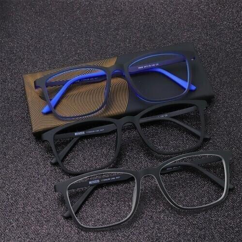 Vazrobe Reading Glasses Men 1.25 1.75 1.5 2.0 2.5 4.5 5 Ultralight Titanium Diopter Eyeglasses Frames Male Full Rim