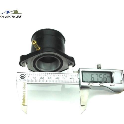 2PCS Motorcycle JIANSHE250 JS250 ATV INTAKE PIPE EURO STANDARD MANIFOLDS RUBBER