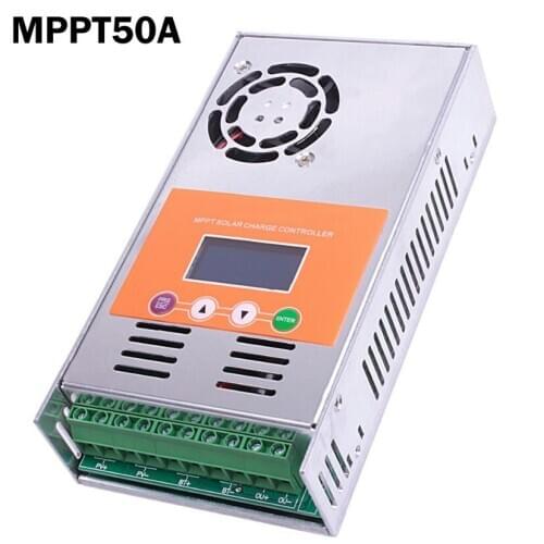 High Efficiency MPPT 50A 12V/24V/36V/48V DC Solar PV Panel Battery Charge Controller Regulator