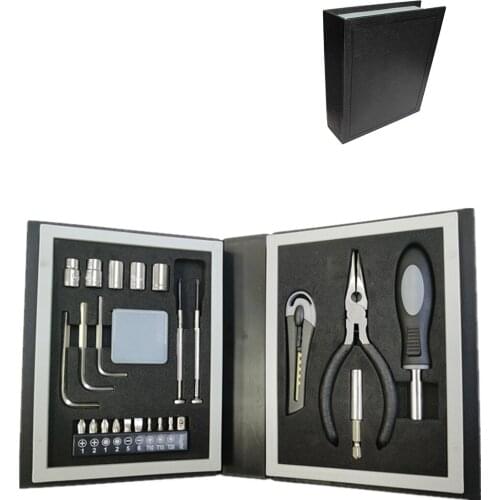 Toolbox creative book-shaped hardware tool set book-shaped tool set household hardware tools