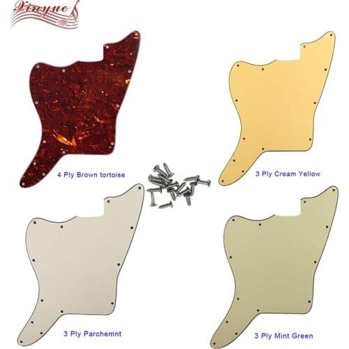 Great Qulitity For Left Handed Blank With Fixed 13 Screw Holes US Jazzmaster Guitar Pickguard Scratch Plate Replacement