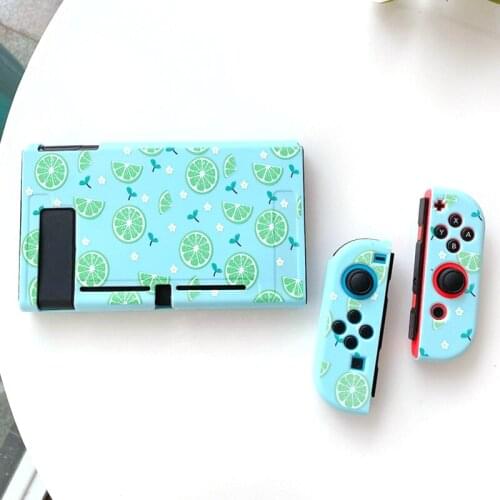 Protective Case Shell For Nintendo Switch Game Console Lemon Fruit Style Soft TPU Back Cover Shell For Nintend Switch