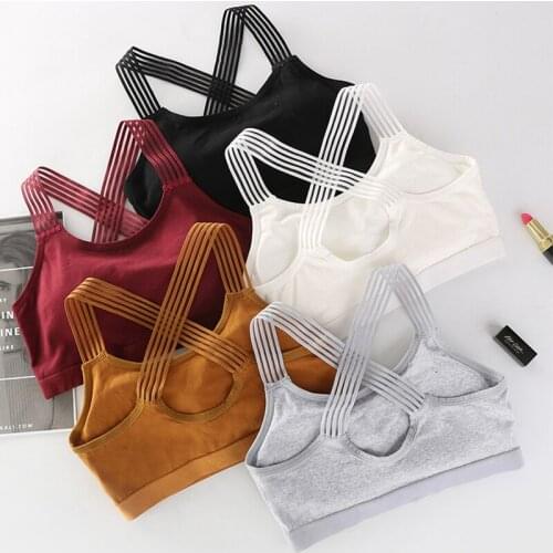 Women Yoga Sport Bra Shockproof Sexy Back Sports Bras Breathable Athletic Fitness Running Gym Vest Tops Sportswear 2019