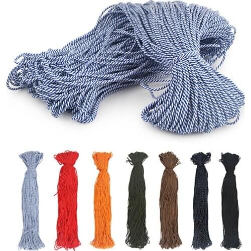 100m Paracord DIY 2mm Paracord Umbrella Cord Lanyard Bracelet Braided Camping Rope