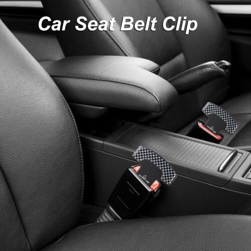 2Pcs Alarm Stoppers Car Seat Belt Clips For Most Vehicles Durable High Quality Accessories Universal