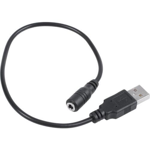 ABSF DC 3.5 x 1.35mm Female to USB 2.0 A Male Connector Power Cable