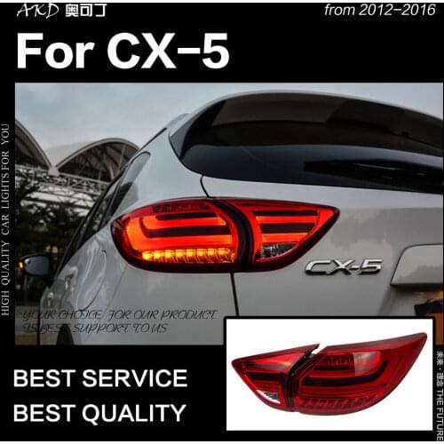 AKD Car Styling for Mazda CX-5 Tail Lights 2013-2017 CX-5 LED Tail Lamp CX5 LED DRL Signal Brake Reverse auto Accessories