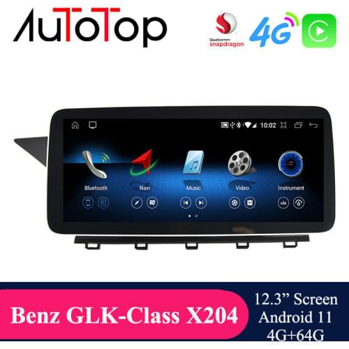 AUTOTOP Benz X204 Android Car Radio GPS Navigation For Mercedes Benz GLK Class X204 2008-2015 Multimedia Audio Head Unit Stereo