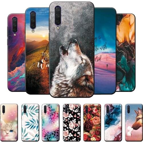 Xiaomi Mi A3 Lite Case For Xiaomi A3 Lite Soft Silicone Soft Case For Xiaomi CC9 Phone Case Mi CC9 Protective Funda Coque