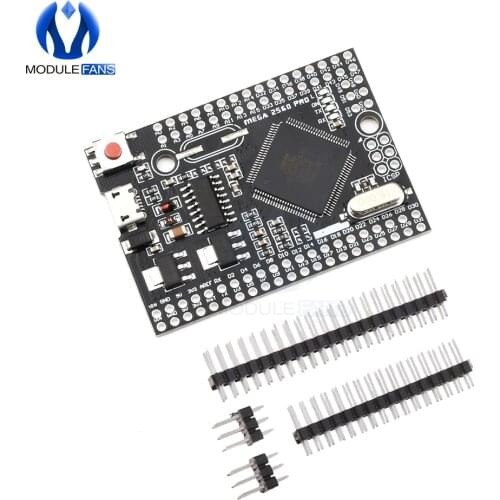 MEGA 2560 PRO Embed CH340G/ATMEGA2560-16AU Chip With Male Pinheaders Compatible for Arduino Mega2560