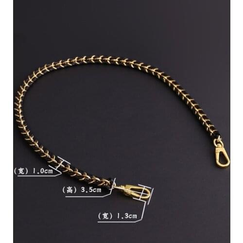 HandBag Parts & Accessories Brand Bags Cosmetic Bag Leather Copper Chain Womens Bag Strap Obag Chains