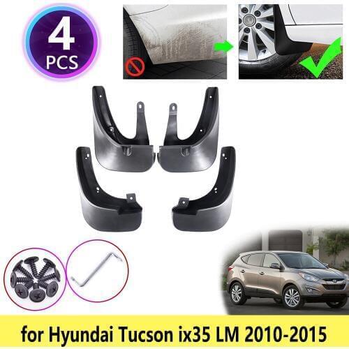 For Hyundai Tucson ix35 LM 2010 2011 2012 213 2014 2015 Mudguards Mudflaps Fender Guards Splash Mud Flaps Cladding Accessories