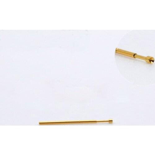 100PCS/Pack of PA50-A2 Cup-shaped Head Brass Test Needle Needle Tube 0.68mm Length 16.55mm Spring Test Needle