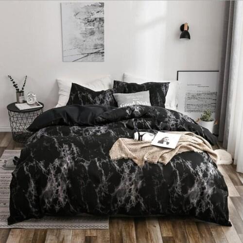 Hot sell Marble Pattern Bedding Sets Duvet Cover Set 2/3pcs Bed Set Twin Double Queen Quilt Cover Bed linen No Sheet No Filling
