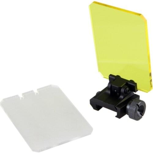 Square bulletproof lens protector folding for airsoft 551 552 553 556 557 scope red green dot sight Black hunting Accessories