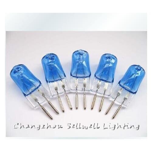 New!220v 35w G5.3-plated Cold Light Blue (white) Explosion-proof Long Life Crystal Halogen Lamp E028