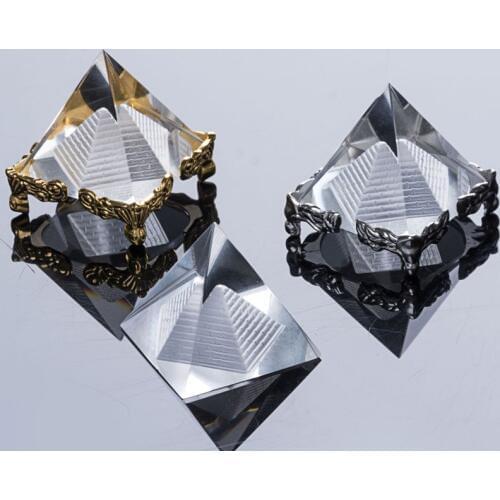 Optical Prism K9 Glass Pyramid Crystal Wedding Triangle Decoration Birthday Gift