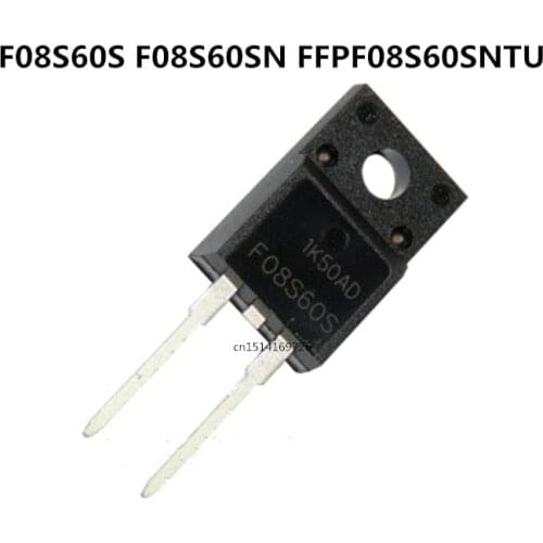 Original new 5pcs/ F08S60S F08S60SN FFPF08S60SNTU 8A/600V TO-220F-2