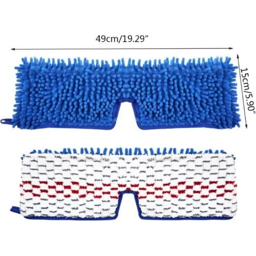 Microfiber Floor Mop Pads Double-Acting Mop for OCedar/Vileda Steam Spray Mop Flat Spin Mop Cloth Replacement Quick Dry M2EE