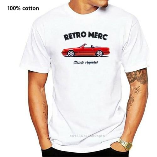 Brand New Men Clothing Fashion MenS T Shirts German Classic Car Fans Sl R129 T-Shirt.Classic Car. Modified. German.Tshirts