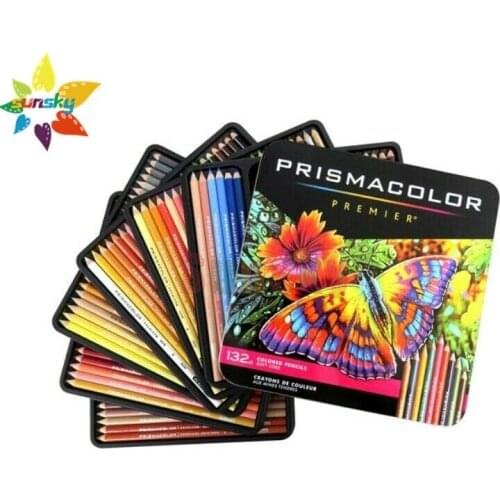 Usa Prismacolor Premier - Soft Core - Colored Pencil , Set of 132 Assorted Colors Tin Box