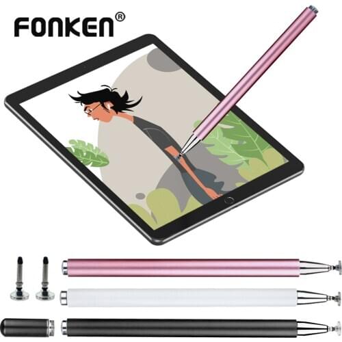 FONKEN Stylus Pen For Drawing Smartphone Touch Pens For Android Tablet Painting Writing Magnetic Pen Cap Mobile Phone Pencil