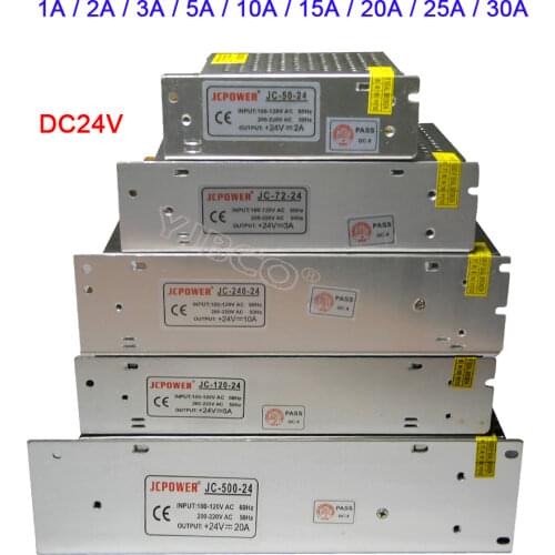 LED Lighting Transformer AC110V 220V to DC 24V 1A 2A 3A 5A 10A 15A 20A led strip Switching Power Supply led lamp Light driver