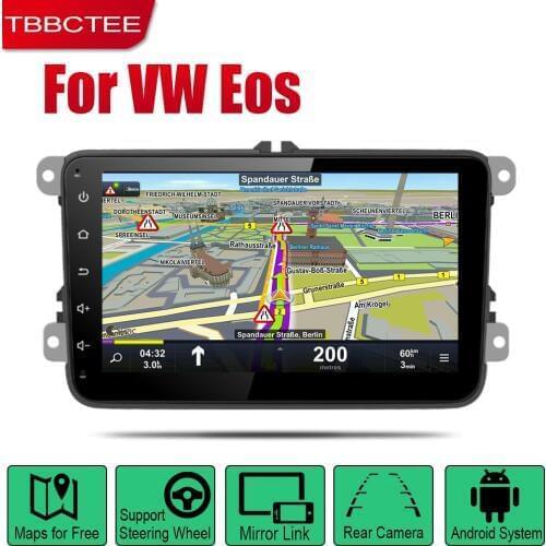 TBBCTEE Android 2 Din Auto Radio For Volkwasgen VW Eos 2006~2015 Car Multimedia Player GPS Navigation System Radio Stereo
