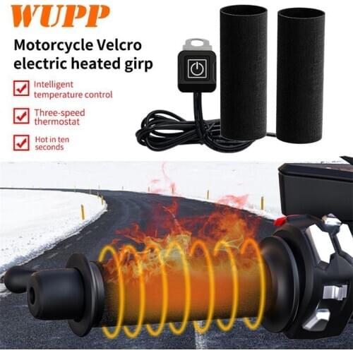 Motorcycle Three-speed Smart Thermostat Electric Heating Grips Kit Waterproof With Temperature Control Switch Modification