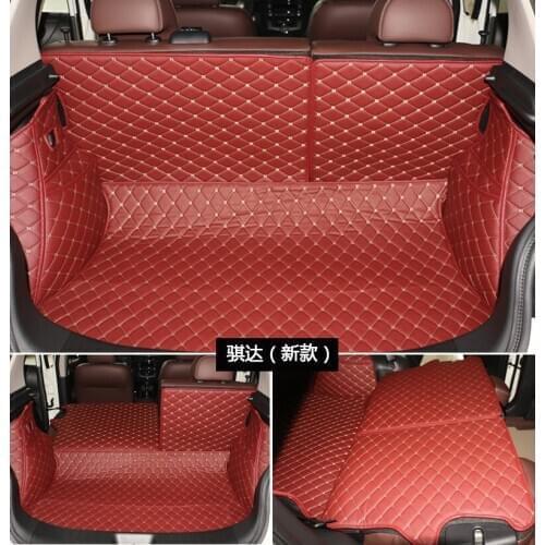 No Odor Waterproof Carpets Full Surrounded Rugs Special Car Trunk Mats for NissanTiida Sylphy Teana X-Trail Qashqai Murano