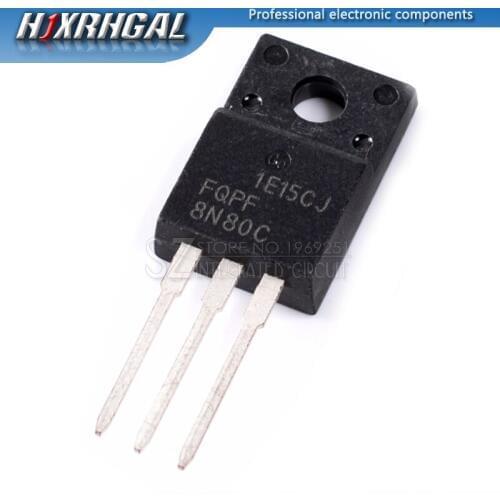 1pcs FQPF8N80C 8N80C TO-220F 8N80 TO220F