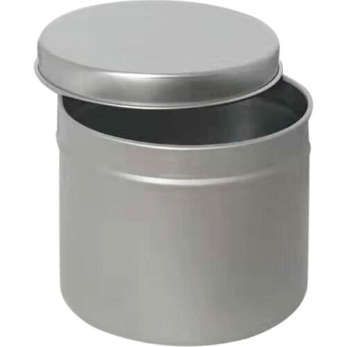 25pcs/lot 200g refillable small Empty Aluminum Jars Pot Cosmetic Containers With Lids aluminum jar package empty cream jar