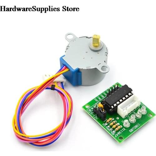 1 Set 28BYJ-48 5V 4 Phase DC Gear Stepper Motor + ULN2003 Driver Board New