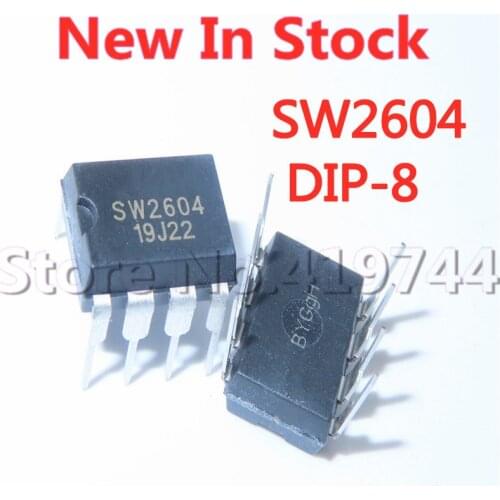 5PCS/LOT 100% Quality SW2604A SW2604 DIP-8 DVD adapter power chip IC In Stock New Original