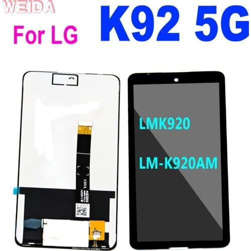 6.7'' Original For LG K92 5G LCD Display LM-K920AM LMK920 Touch Screen Panel Digitizer Assembly with frame For LG K92 LCD Screen