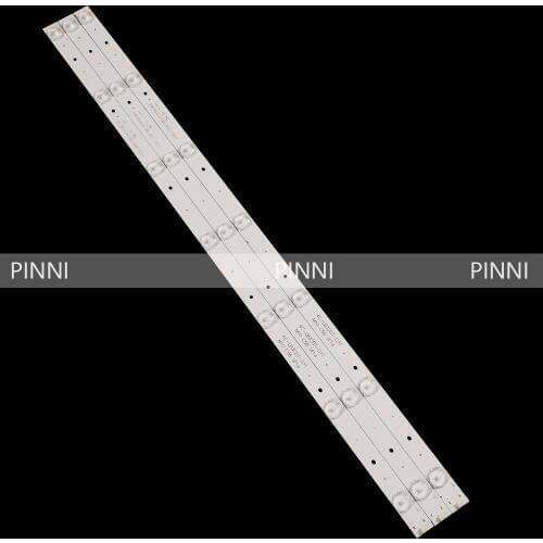 6 PCS/Lot 100% new 614mm*18mm 7leds LED Backlight Strips for 32PHF5755/T3 TPT315B5 TV 32PFK4309-TPV-TPT315B5 LBM320P0701-FC-2