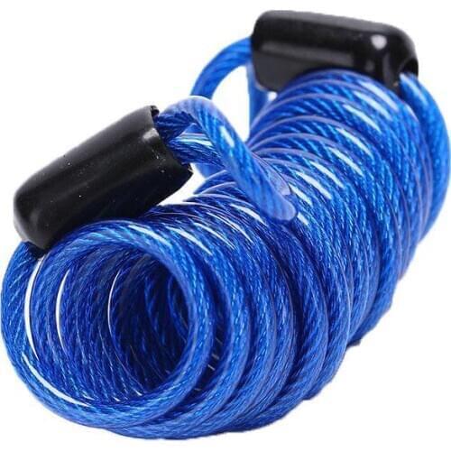 Anti Thief Motorbike Bicycle Wheel Disc Brake Bag Reminder Spring Cable Lock Sports Entertainment for Cycling Equipment tools